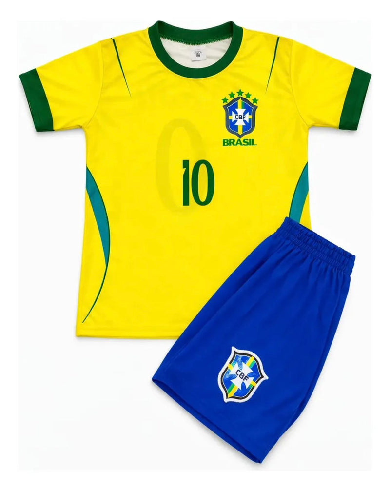 Conjunto Infantil Brasil Modelo l 2026/27 Unissex